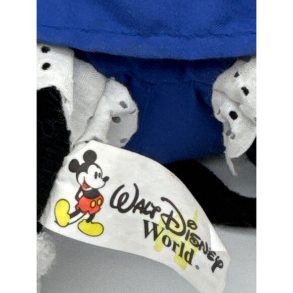 Vintage Walt Disney World Minnie Mouse Blue Cheerleader Uniform Plush Stuffy - Picture 4 of 4